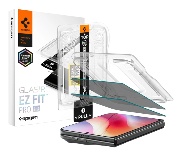Spigen Glas.Tr Ez Fit Pro HD 2-pack do Iphone Duo Privacy - 1586437 - zdjęcie